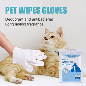 Gants de lavage pour animaux de compagnie Yegbong, 6 pièces, nettoyage doux pour chats et chiens - Product Image 2