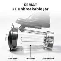 Professionele Smart Blender Gemat Mixeur, groentesnijder, Nutri Smoothie Blender, Liquidificador