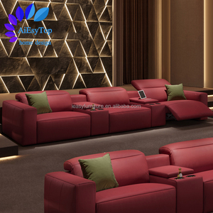 Phim rạp hát tại nhà rung massage đa chức năng mở rộng điện màu đỏ vài rạp chiếu phim sofa cơ giới ghế sofa điều khiển từ xa có thể ngả - Product Image 4