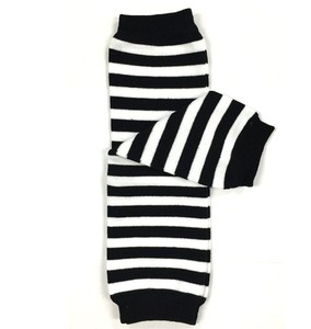 Factory Supply Wholesale Price Cheap Unique Black and White Stripes Kids <strong>Leg</strong> <strong>Warmer</strong> - Product Image 1