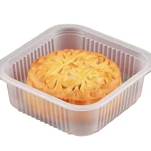 Großhandel Kunststoff Mondkuchen-Tablett Lebensmittelverpackungsbehälter für Supermarkt Nachtisch