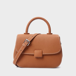 Bolso de Mensajero de Cuero Genuino de Alta Gama, de Gran Capacidad, de un Solo Hombro, para Mujer, Elegante y Moderno - Product Image 6
