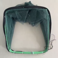 Nouvelle filet de pêche Newbility en nylon moins cher, à 4/6/8/12 trous, pour crevettes et crabes, filet de lancer monofilament en maille simple