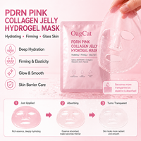 Masque facial au collagène OEM/ODM, masque en feuille coréen en hydrogel PDRN, masque facial en gel biocellulaire au saumon, produits de soin de la peau coréens