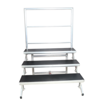 Scène pliante portable en aluminium pour chorale mobile, églises, événements, présentoirs et escaliers de scène