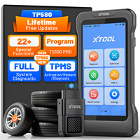 Herramientas de Programación de Sensores TPMS XTOOL TP580 para TS100/TS100 Pro, Herramienta de Diagnóstico Todo en Uno, Escáner OBD2 de Sistema Completo con Más de 22 Funciones de Reinicio