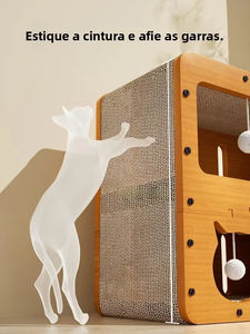 Meubles en bois personnalisés en gros, style extérieur, <span class=keywords><strong>maison</strong></span> pour chat, <span class=keywords><strong>maison</strong></span> pour animaux de compagnie pour chats, hamsters, chiens, lapins avec motif animal - Product Image 1