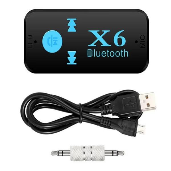 BT Wireless Auxiliary Audio Receiver Adapter 3.5mm Hones-Free Car Kit TF Card Reading Function Playback A2DP Mp3 Music Receiver