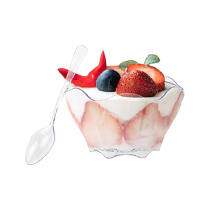 ถ้วยขนมหวานขนาดเล็กแบบใช้ซ้ำได้ ถ้วย<span class=keywords><strong>พ</strong></span>ลาสติกใส<span class=keywords><strong>แฟนซี</strong></span>สำหรับใส่<span class=keywords><strong>พ</strong></span>ุดดิ้ง ถ้วยขนมหวานพลาสติก PS - Product Image 3