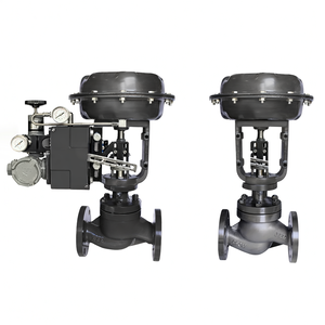 Vanne à Globe Pneumatique à Eau et à Vapeur Actionneur Pneumatique Vanne à Diaphragme avec Positionneur - Product Image 1