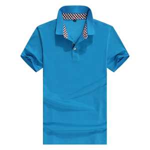 เสื้อโปโลผู้ชายผ้าฝ้ายแขนสั้นระบายอากาศได้ดีสำหรับฤดูร้อน ผ้าถักน้ำหนัก 220 กรัม พร้อมป้าย - Product Image 3