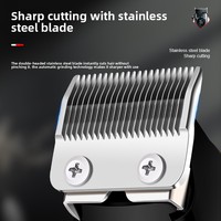 Tondeuse à Cheveux Électrique Nouvelle Génération Transfrontalière, Rechargeable avec Panneau LED, Autonomie 3H, Qualité Salon, Pour Hommes à Domicile