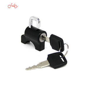 Cerradura de <span class=keywords><strong>casco</strong></span> de aleación duradera de alta calidad para motocicletas y coches eléctricos Dispositivo de manillar <span class=keywords><strong>antirrobo</strong></span> multifuncional - Product Image 3