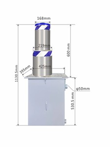 Borne de sécurité routière automatique hydraulique escamotable robuste pour <span class=keywords><strong>parking</strong></span> - Product Image 3