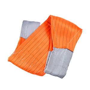 저렴한 가격 8 톤 리프팅 벨트 플랫 웨빙 폴리에스터 슬링 1-10m 끝없는 웹 슬링 - Product Image 5