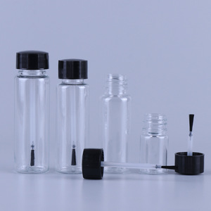 Best Price 30ml Pet Plastic Nail Polish and Essential Oil <b>Bottle</b> with <b>Brush</b> Premium Plastic <b>Bottles</b> - Product Image 1