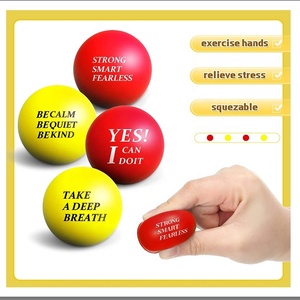 Bóng Xả Stress <span class=keywords><strong>PU</strong></span> 63Mm Biểu Tượng Đủ Màu Tùy Chỉnh - Product Image 5