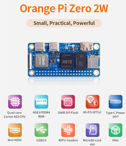 Orange <span class=keywords><strong>Pi</strong></span> Zero 2 W 1GB 1.5GB 2GB 4GB RAM DDR4 Mini PC Allwinner H618 Orange <span class=keywords><strong>Pi</strong></span> Zero 2W WiFi BT SBC Komputer Papan Tunggal Zero2W - Product Image 6