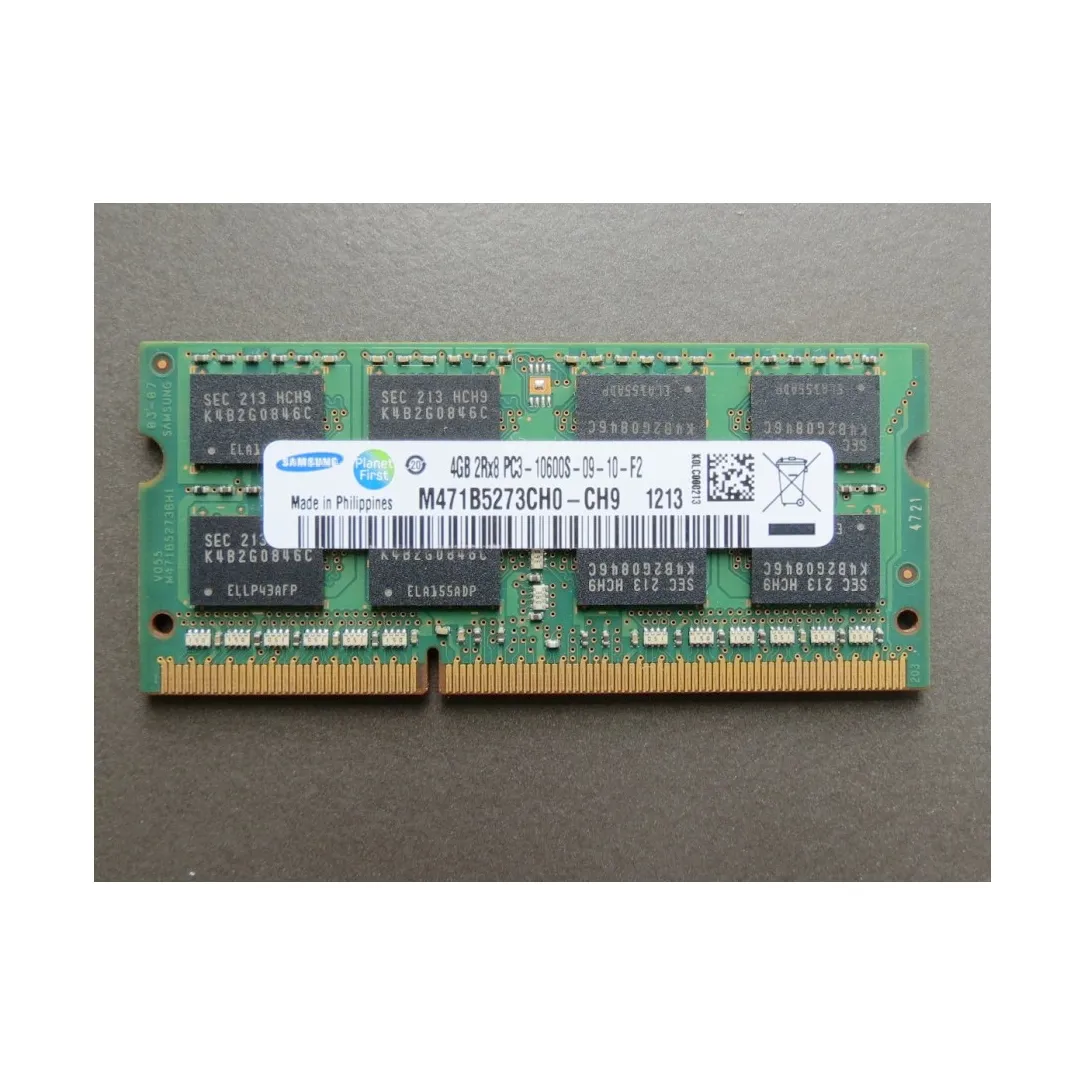 126. Fabrika doğrudan yüksek kalite toptan ucuz DDR3 4GB 2RX8 PC3-10600S 1333Mhz Ram bellek Laptop Notebook için