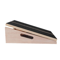Wavar W05407 Plateforme inclinée pour l'entraînement et l'étirement des jambes, étireur de mollets avec conception extensible pour le sport 42x31.5x15.5cm