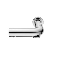 Robinet en laiton à capteur laser 2-en-1 mural, distributeur automatique de savon liquide et d'eau pour lavabo de salle de bain