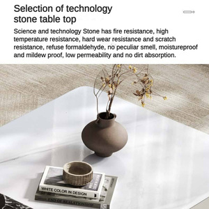 Muebles <span class=keywords><strong>de</strong></span> Salón <span class=keywords><strong>de</strong></span> Diseño Sencillo a Precio <span class=keywords><strong>de</strong></span> Mayoreo, Mueble para <span class=keywords><strong>TV</strong></span> Multifuncional Blanco Moderno con Base para <span class=keywords><strong>TV</strong></span> y Superficie <span class=keywords><strong>de</strong></span> Piedra Tecnológica - Product Image 4