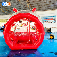 Tente à bulles de qualité commerciale Maison de rebond Château sautant Pvc Globe Tente dôme gonflable transparente