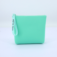 Trousse Portable Mignonne en Néoprène pour Voyage, Organisateur de Maquillage avec Tirette de Fermeture Personnalisée, Trousse Cosmétique Étanche en Néoprène, Pochette à Bikini