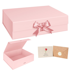 Free Sample Design Cardboard Folding Luxury White Magnetic <b>Gift</b> Paper <b>Box</b> Custom Logo Collapsible Packaging Boxes With Ribbon - Product Image 4