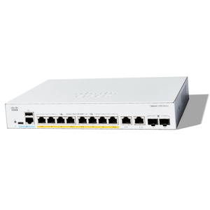 C1300-8FP-2G สวิตช์แบบจัดการได้, 8 พอร์ต GE, รองรับ PoE เต็มรูปแบบ, สวิตช์ 2x1GE, สวิตช์ 8 พอร์ตแบบ PoE เต็มรูปแบบ เหมาะสำหรับเครือข่ายขนาดเล็กถึงขนาดกลาง - Product Image 1