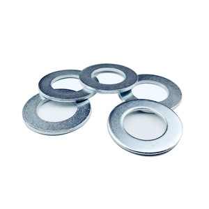 Prix usine DIN125/DIN126 Acier au carbone galvanisé M6 M8 M10 M12 M16 M20 M24 M27 M30 Rondelles plates et rondes en titane - Product Image 4