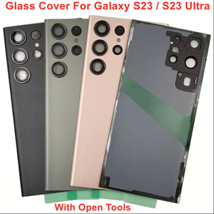 Pour <span class=keywords><strong>samsung</strong></span> galaxy <span class=keywords><strong>S9</strong></span> S10 S23 Plus S24 5g Note 20 A54 A32 A05s réparation du boîtier en verre arrière du téléphone portable avec objectif de caméra - Product Image 6