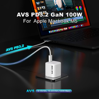 Cargador de Teléfono Mini Gan de 100w OEM, USB-C, PD, AVS, PPS, con Certificación CE, ROHS, KC, Cargador de Pared Portátil Tipo C para iPhone y Samsung