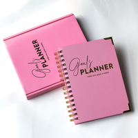 Carnet de notes de planificateur budgétaire avec logo personnalisé inter pages carnet de soins personnels avec reliure filaire carnet de notes