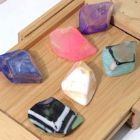 Jabón hecho a mano de barra de cristal suave hidratante natural para piedra preciosa