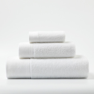 Ensemble de serviettes de bain et de toilette carrées pour adultes, 100% coton, épaisses, à poils coupés, brodées, couleur unie, douces et absorbantes, qualité hôtelière 5 étoiles, pour la maison et l'hôtel - Product Image 5