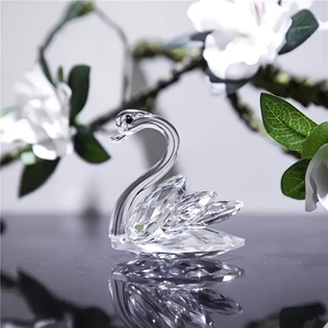 Cigno in Cristallo di Vetro Artigianale Personalizzato per San Valentino e Bomboniere di <span class=keywords><strong>Matrimonio</strong></span> - Product Image 6
