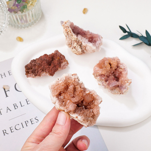 جيود كريستال طبيعي للبيع بالجملة جيود كريستال أحمر أرجنتينا جيود كوارتز روز - Product Image 4