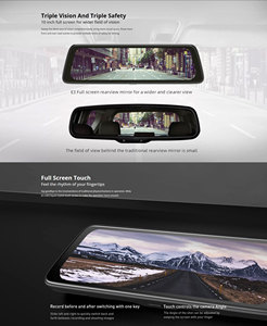 Caméra embarquée DDPAI Mola E3 avec rétroviseur, 2K Ultra HD 1440P 1080P, 128 Go, écran tactile 7 pouces, double objectif, vision nocturne, enregistreur vidéo GPS - Product Image 4