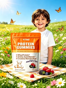 Whey Protein Isolate Gummies Amino Acid Blend <b>Creatine</b> <b>Monohydrate</b> Mixed Berry Flavor Dietary Supplement - Product Image 5