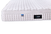 Matelas à ressorts ensachés double en mousse à mémoire de forme compressée pour lit Queen Size et King Size, idéal pour la maison