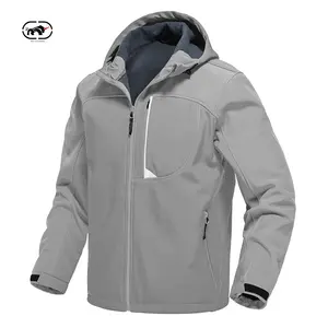 Custom Men's Outdoor Cycling Hiking Camping Breathable Waterproof Jacket Fleece Warm Jacket for Men