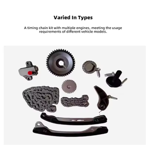 Kit de chaîne de distribution robuste, assemblage complet avec tendeur, guides et pignons, pour la reconstruction du moteur <span class=keywords><strong>DFSK</strong></span> DK13-VVT 1.3L - Product Image 4