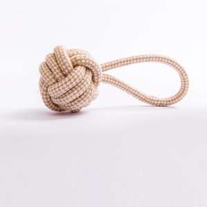 ลูกบอลของเล่นผ้าลินินทำจากเชือกป่านสำหรับสุนัขสัตว์เลี้ยงแบบโต้ตอบสำหรับเคี้ยวของเล่นบรรเทาความเครียดและเคี้ยว - Product Image 2