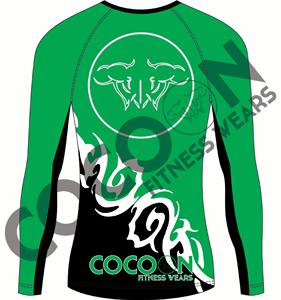 Camisetas de compresión para hombre, ropa deportiva de manga larga, diseño 2023, para gimnasio activo, MMA, Anti-UV - Product Image 2