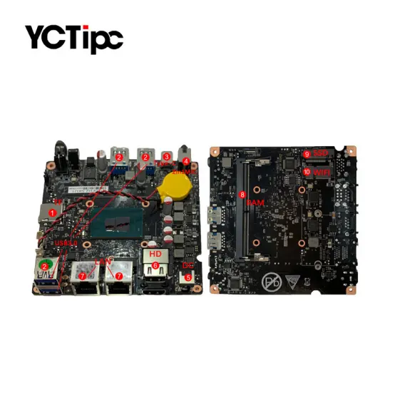 YCTipc disesuaikan NUC Alder Lake N95 barbone DDR5 NVME Mini Pc Desktop komputer