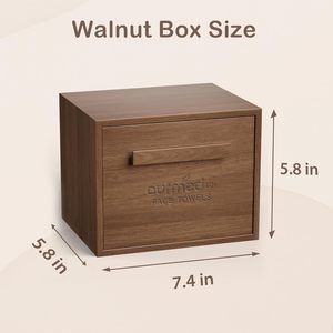 Boîte de rangement pour serviettes de visage Ourmed Life, biodégradable, à base de plantes, pour peaux sujettes à l'acné, sèches, normales, grasses, sensibles, résistante à l'humidité - Product Image 6