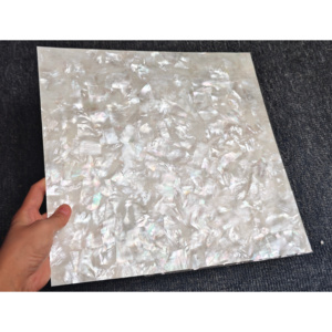 Fornitura Diretta dalla Fabbrica di Fogli di Madreperla Naturale Bianca 14*24cm e 30*30cm per Arte, Artigianato e Intarsi su Mobili - Product Image 2