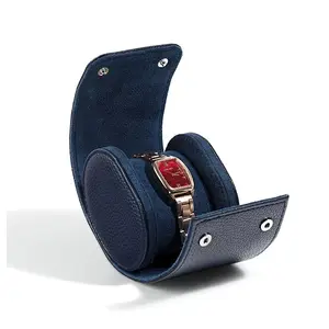 Neue hochwertige tragbare Retro-Uhren box Smart Watch Staub dichte Aufbewahrung sbox Leder uhr Schmucks cha tulle