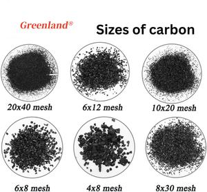 Carbón Activado Granular de Cáscara de Coco Greenland 4x8 Mesh, 99.9% de Pureza, para Filtración de Agua a Granel y Químicos para Acuarios - Product Image 2